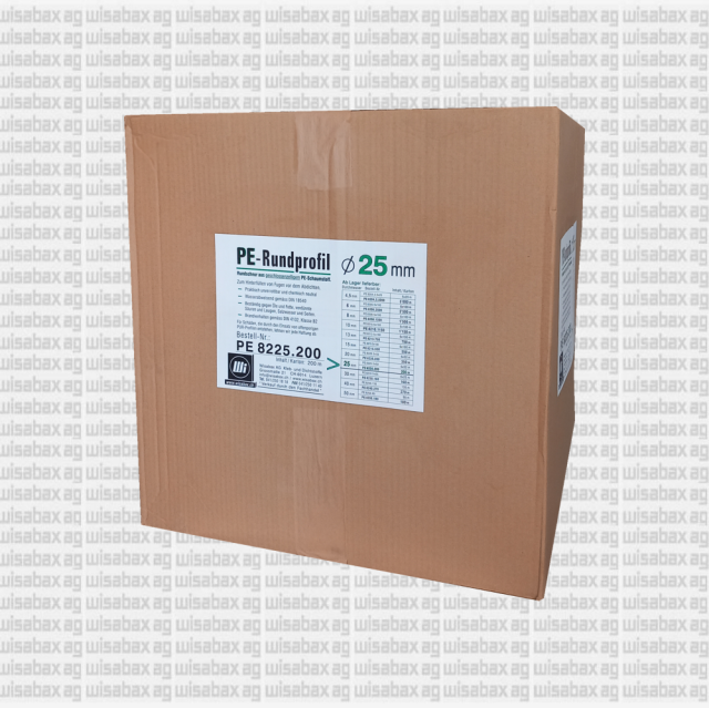 Wisabax PE-Rundprofile‚ Fugen-Hinterfüllmaterial aus Polyethylen-Schaumstoff für normgerechte Fugen, geschlossenzellig, keine Wasseraufnahme
